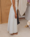 BASERANGE French ARTHUR light-colored denim skirt BAS-SKAR-DE-SU25-ECRU